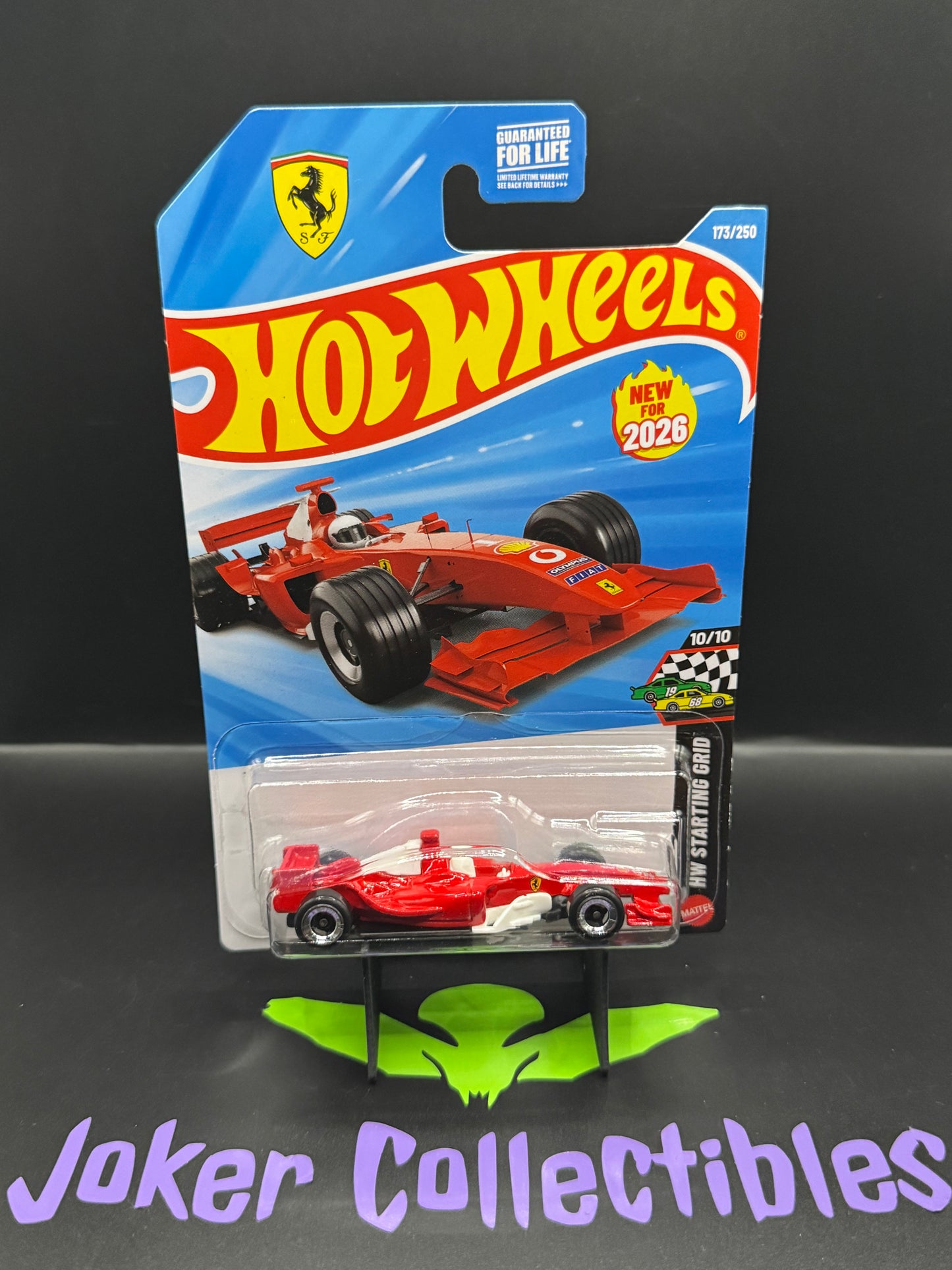 Hot Wheels 2026 Red & White Ferrari F2004 173/250 HW Starting Grid 10/10 M Case