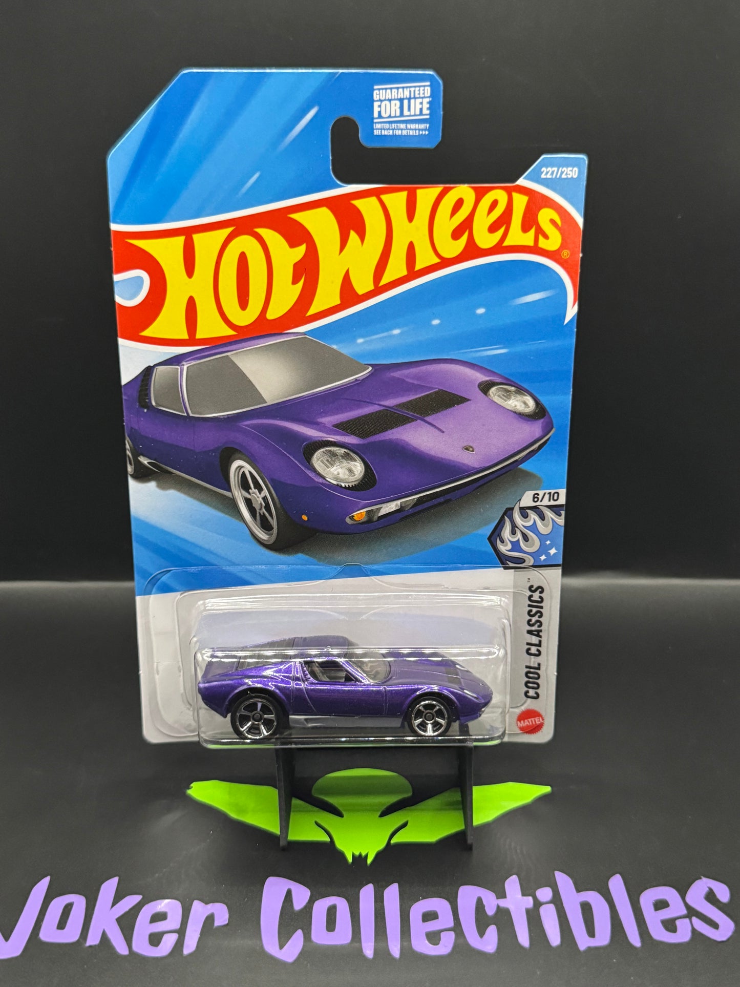 Hot Wheels 2026 Purple '71 Lamborghini Miura SV 227/250 Cool Classics 6/10 M Case