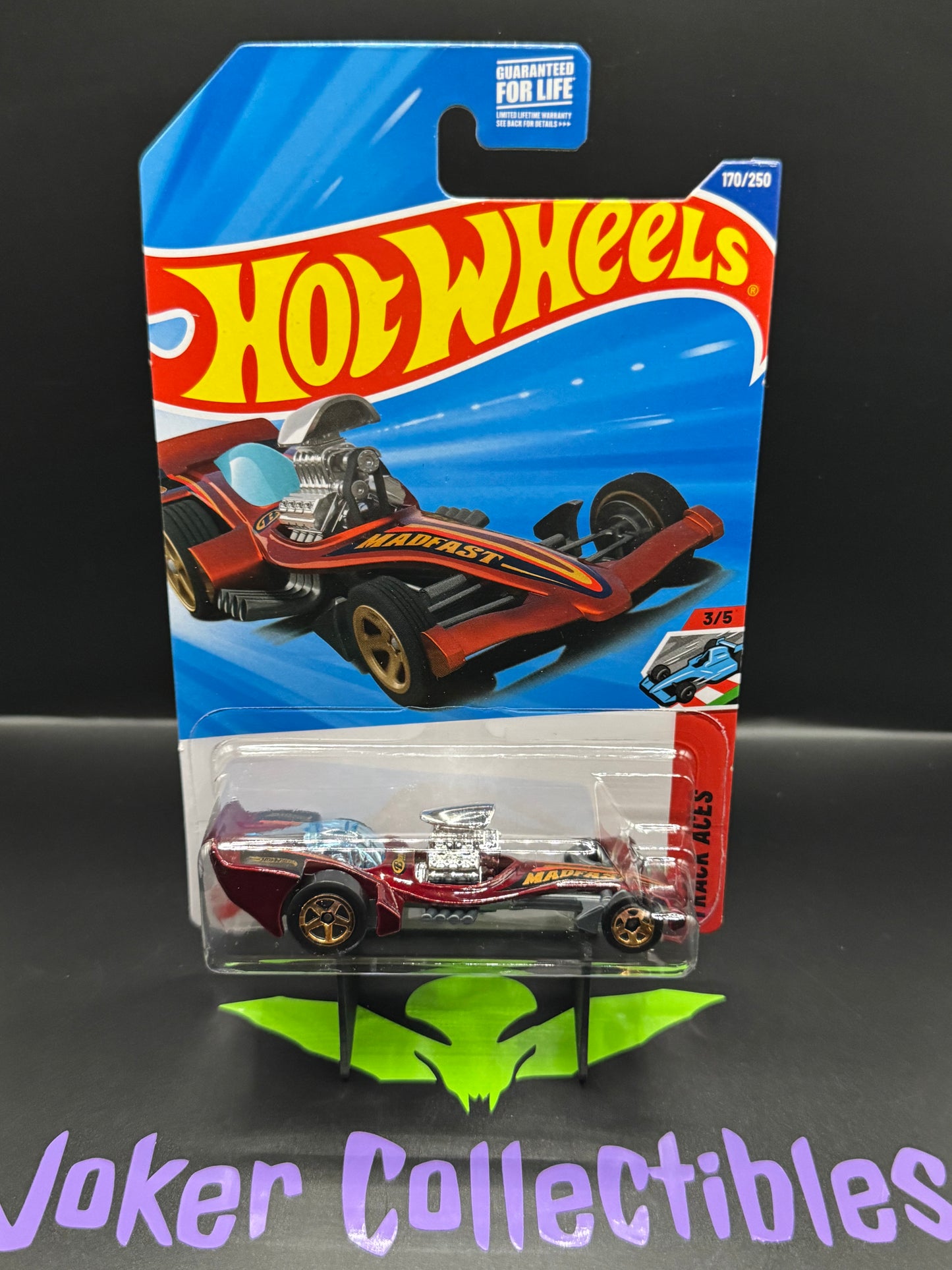 Hot Wheels 2025 Red Madfast 170/250 Track Aces 3/5 M Case