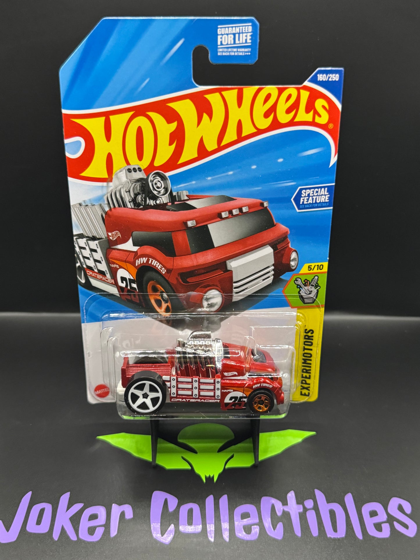 Hot Wheels 2025 Red Crate Racer 160/250 Experimotors 5/10 M Case