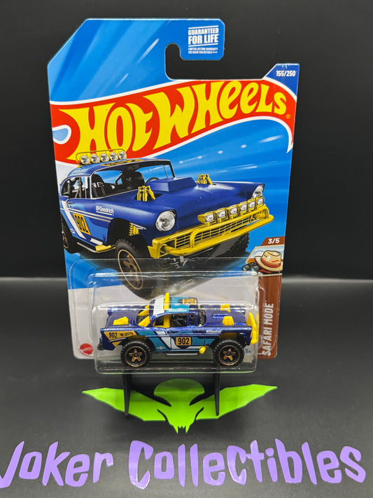 Hot Wheels 2025 Blue Big-Air Bel-Air 155/250 Safari Mode 3/5 N Case