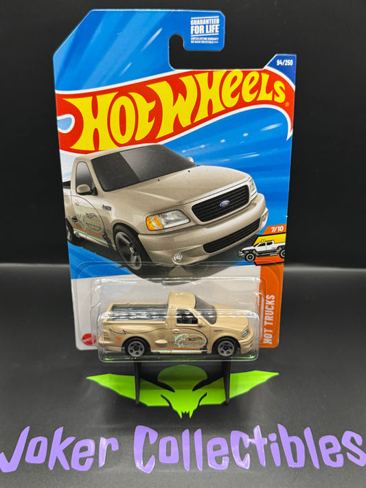 Hot Wheels 2025 Tan '99 Ford F-150 SVT Lightning 94/250 Hot Trucks 7/10 N Case
