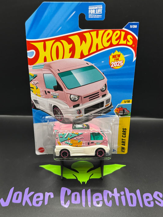Hot Wheels 2025 Pink KEI Swap 11/250 HW Art Cars 1/10 N Case