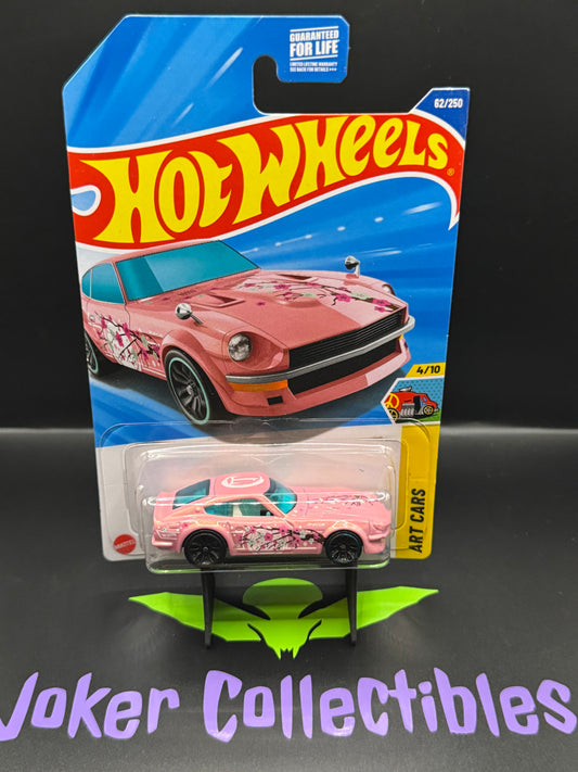 Hot Wheels 2025 Pink Datsun 240Z 62/250 Art Cars 4/10 N Case