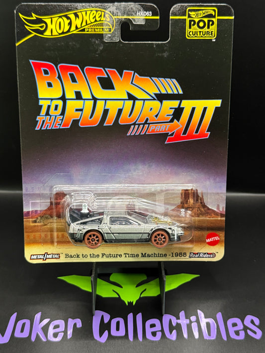Hot Wheels Premium Pop Culture 2025 Back to the Future Part III Time Machine 1955