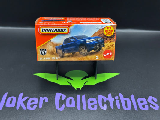 Matchbox 2025 Power Grabs Blue 2025 Ram 1500 Rev # 73/125 F Case