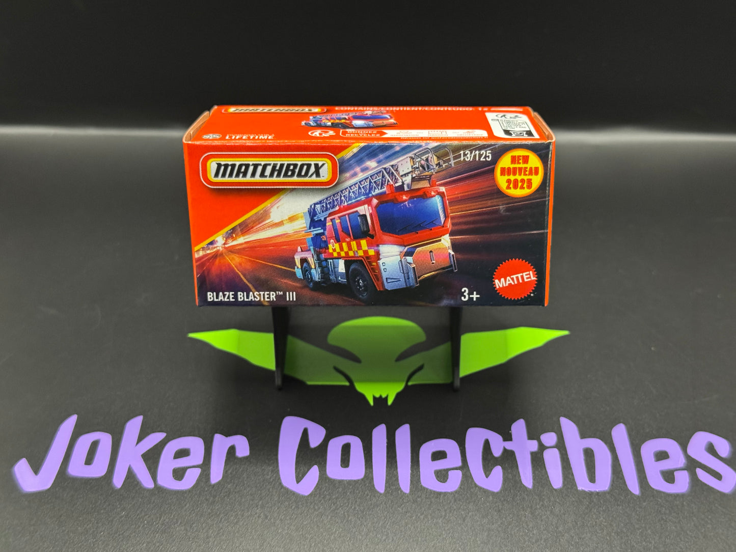 Matchbox 2025 Power Grabs Red Blaze Blaster III # 13/125 F Case