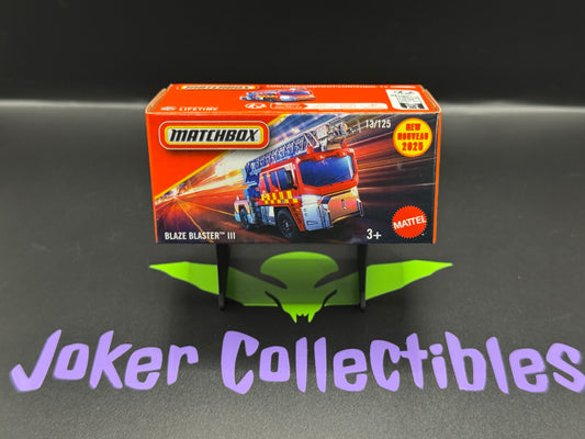 Matchbox 2025 Power Grabs Red Blaze Blaster III # 13/125 F Case