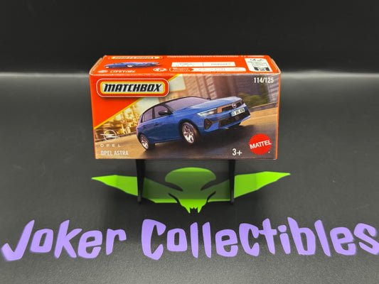 Matchbox 2025 Power Grabs Blue Open Astra # 114/125 F Case