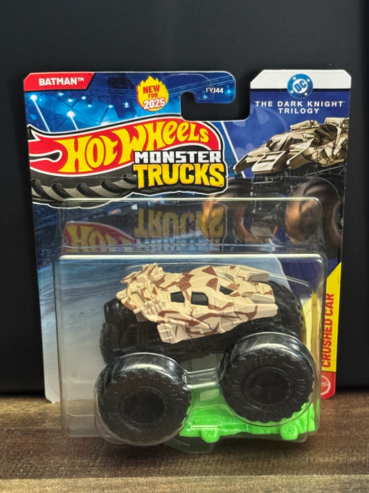 Hot Wheels Monster Trucks 2025 Camouflage Batman Tumbler The Dark Knight Trilogy