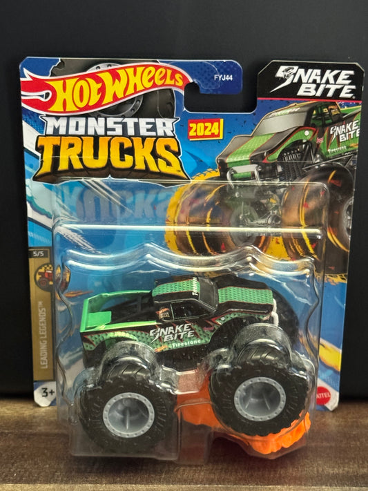 Hot Wheels Monster Trucks 2024 Snake Bite Leading Legends 5/5