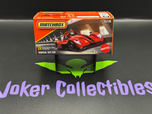 Matchbox 2025 Power Grabs Red Radical SR3 XXR # 71/125 F Case