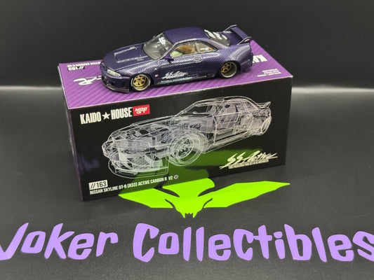 Kaido House Nissan Skyline GT-R (R33) Active Carbon R V2 Purple Carbon KHMG163