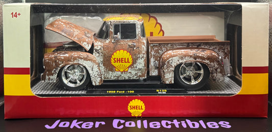 M2 Machines 1:24 1956 Ford F-100 Shell Weathered Rusted R126 22-24