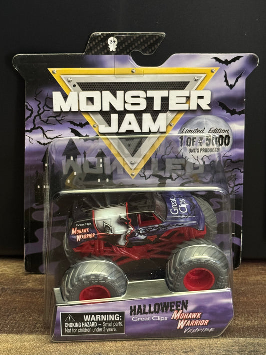 Spin Master Monster Jam 2020 Limited Edition Halloween Mohawk Warrior Vampire