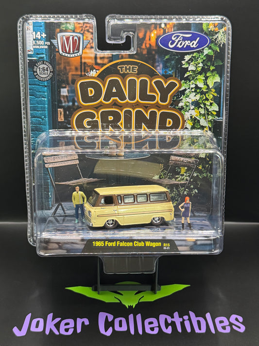 M2 Machines Diorama 1965 Ford Falcon Club Wagon The Daily Grind R15 25-21