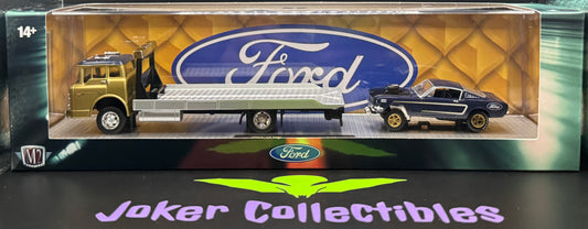 M2 Machines Hauler 1990 Ford C-8000 & 1966 Ford Mustang Gasser R87 25-13
