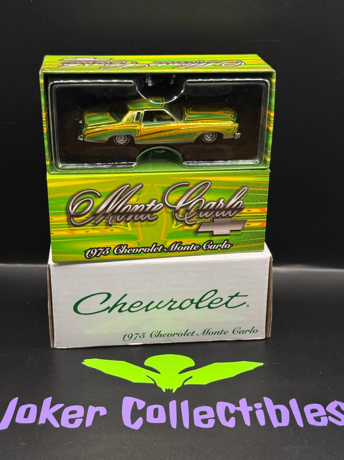 Hot Wheels 2023 RLC Exclusive Red Line Club 1975 Chevrolet Monte Carlo Antifreeze Green
