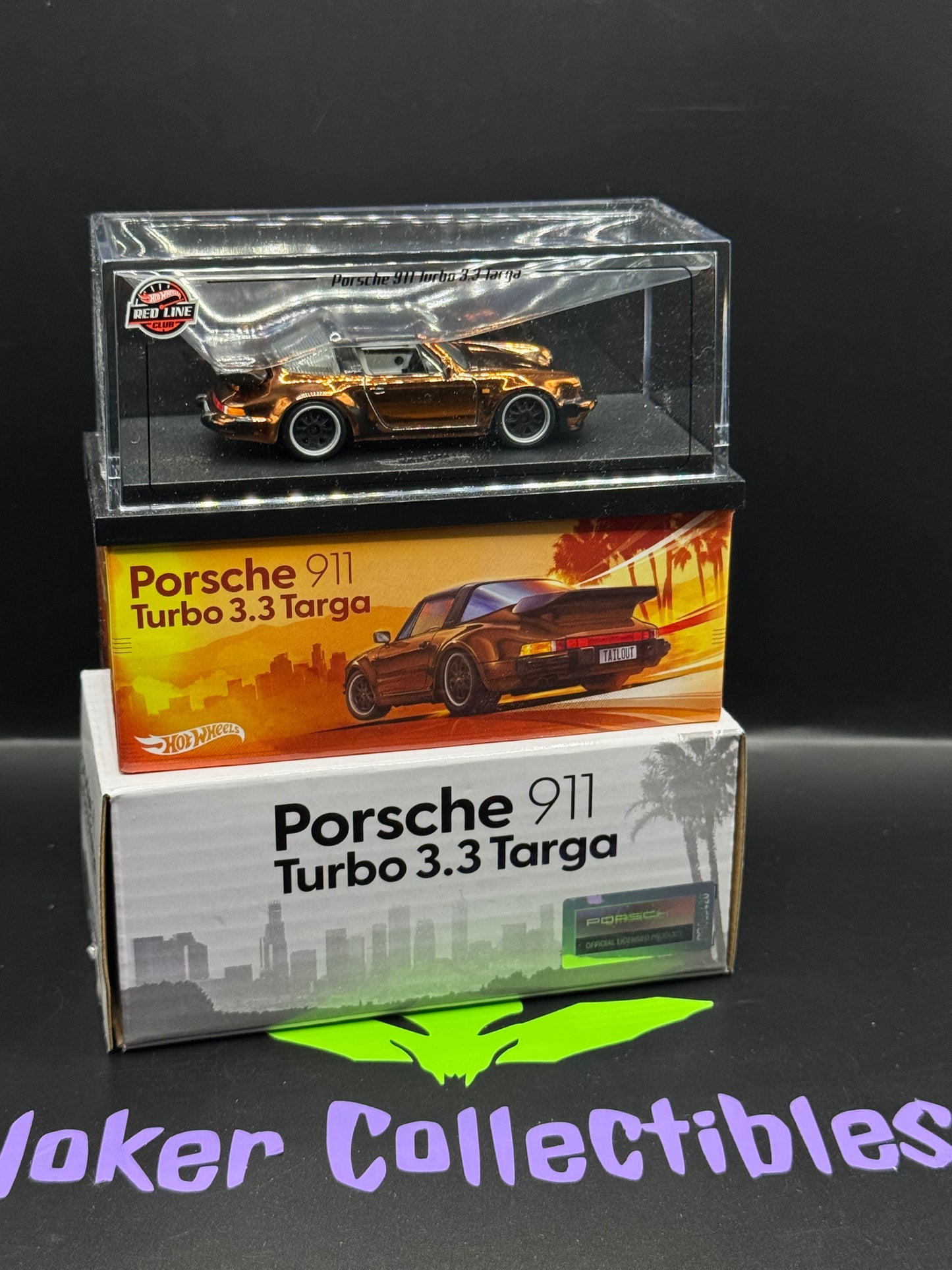 Hot Wheels 2026 RLC Exclusive Red Line Club Porsche 911 Turbo 3.3 Targa Rootbeer