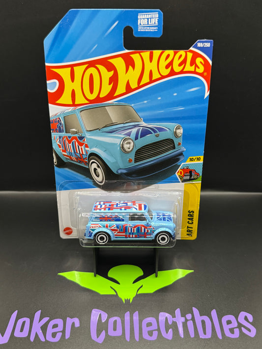 Hot Wheels 2025 Blue '67 Austin Mini Van 169/250 Art Cars 10/10 N Case
