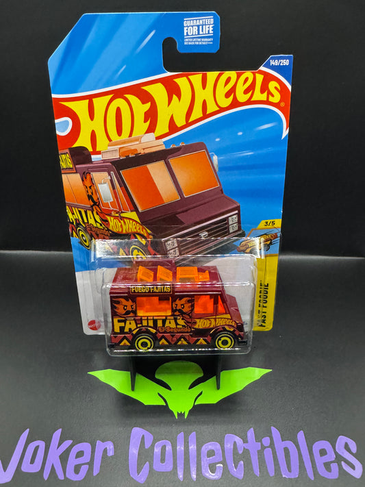 Hot Wheels 2025 Red Fuego Fajitas Quick Bite 149/250 Fast Foodie 3/5 N Case