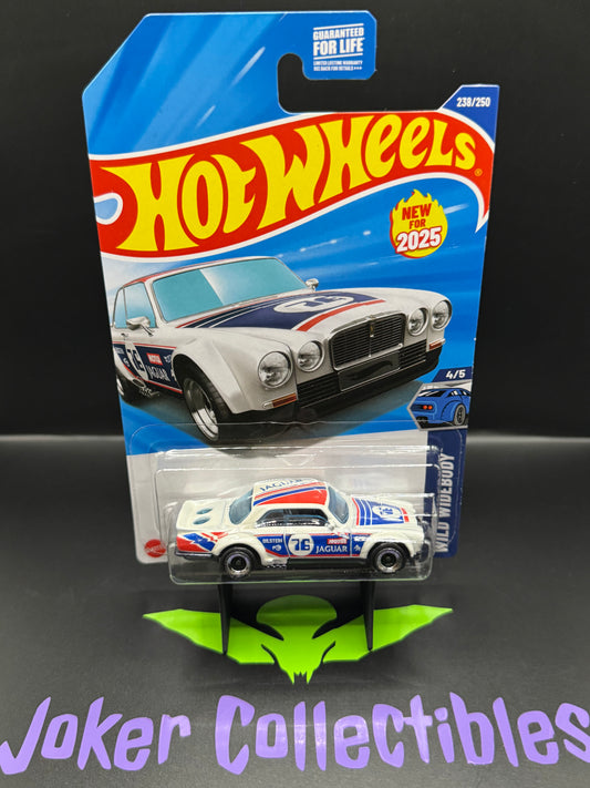 Hot Wheels 2025 White Jaguar XJC V12 Coupe 238/250 Wild Widebody 4/5 N Case