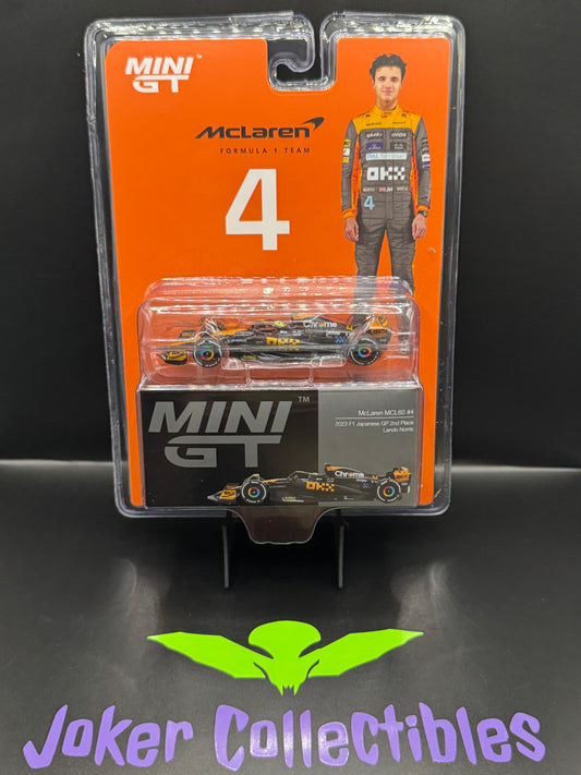 Mini GT #767 McLaren MCL60 #4 Lando Norris 2023 F1 Japan GP 2nd Place