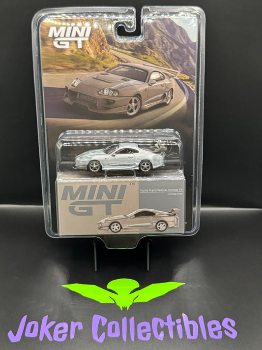 Mini GT #978 Chase Toyota Supra VeilSide Combat V-II Combat Grey