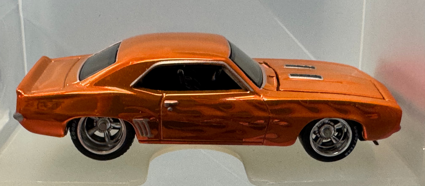 Loose Hot Wheels RLC Exclusive Red Line Club '69 Chevrolet Camaro SS Orange