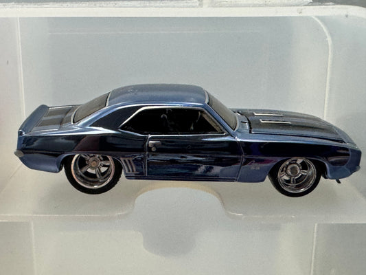 Loose Hot Wheels RLC Exclusive Red Line Club '69 Chevrolet Camaro SS Steel Blue