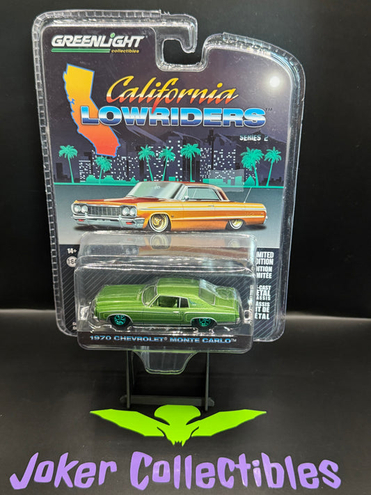 Greenlight California Lowriders Series 2 Green Machine Chase 1970 Chevrolet Monte Carlo