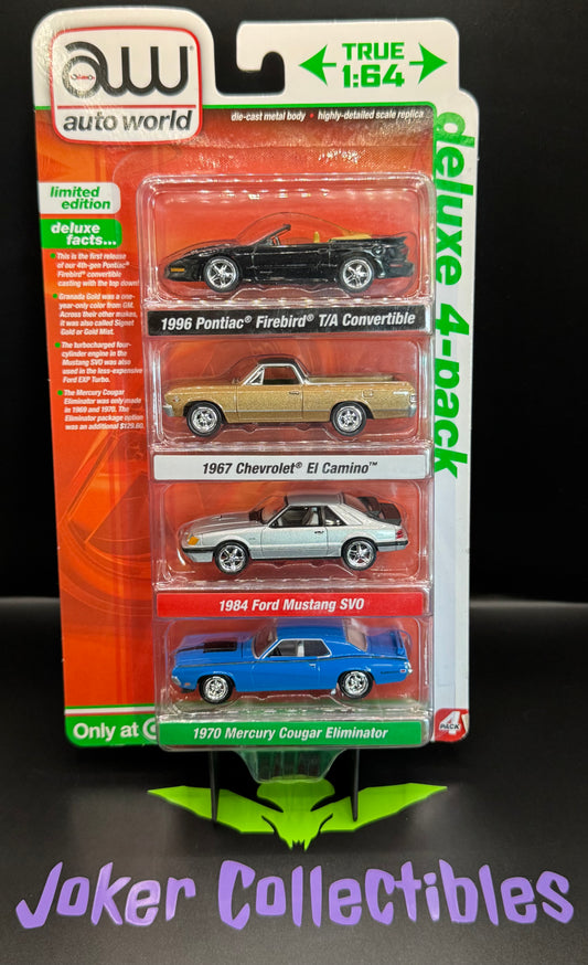 Auto World 2022 Release 2 Version A Deluxe 4-Pack Target Exclusive