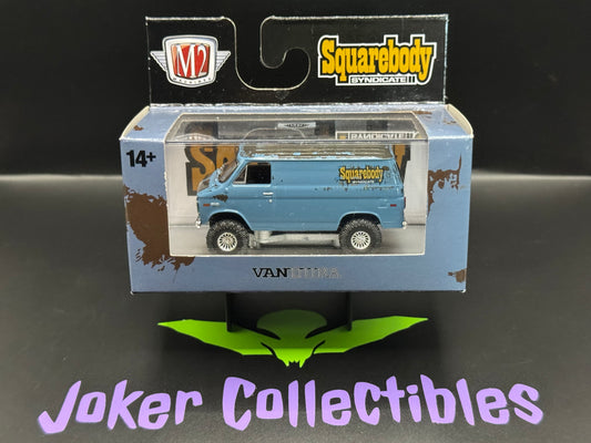 M2 Machines Squarebody Syndicate 1973 GMC Vandura 4x4 Clean WMTS18 24-24