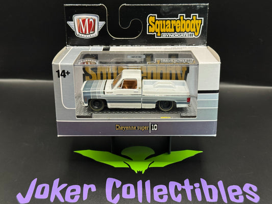 M2 Machines Squarebody Syndicate 1975 Chevrolet Cheyenne Super 10 WMTS18 24-20