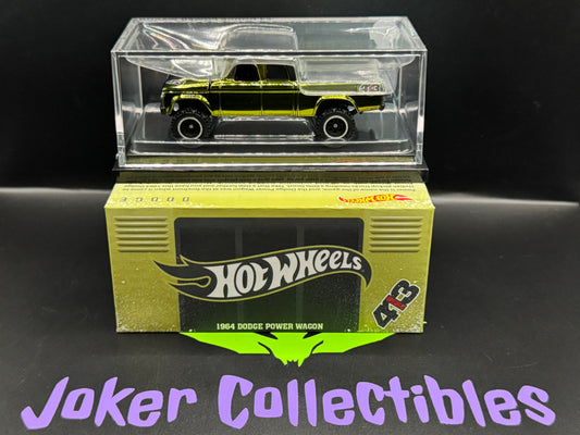 Hot Wheels 2024 RLC Red Line Club 1964 Dodge Power Wagon Olive