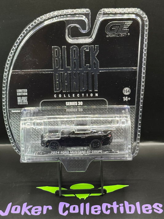 Greenlight Black Bandit Series 30 2024 Ford Mustang GT Coupe