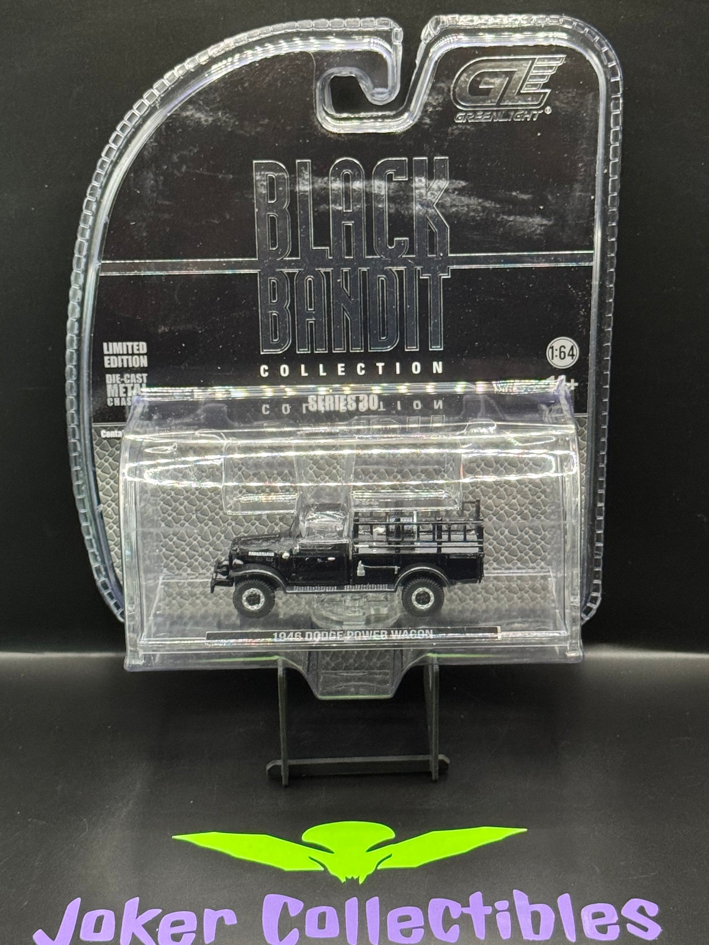 Greenlight Black Bandit Series 30 1946 Dodge Power Wagon Fire Truck