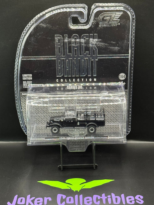 Greenlight Black Bandit Series 30 1946 Dodge Power Wagon Fire Truck