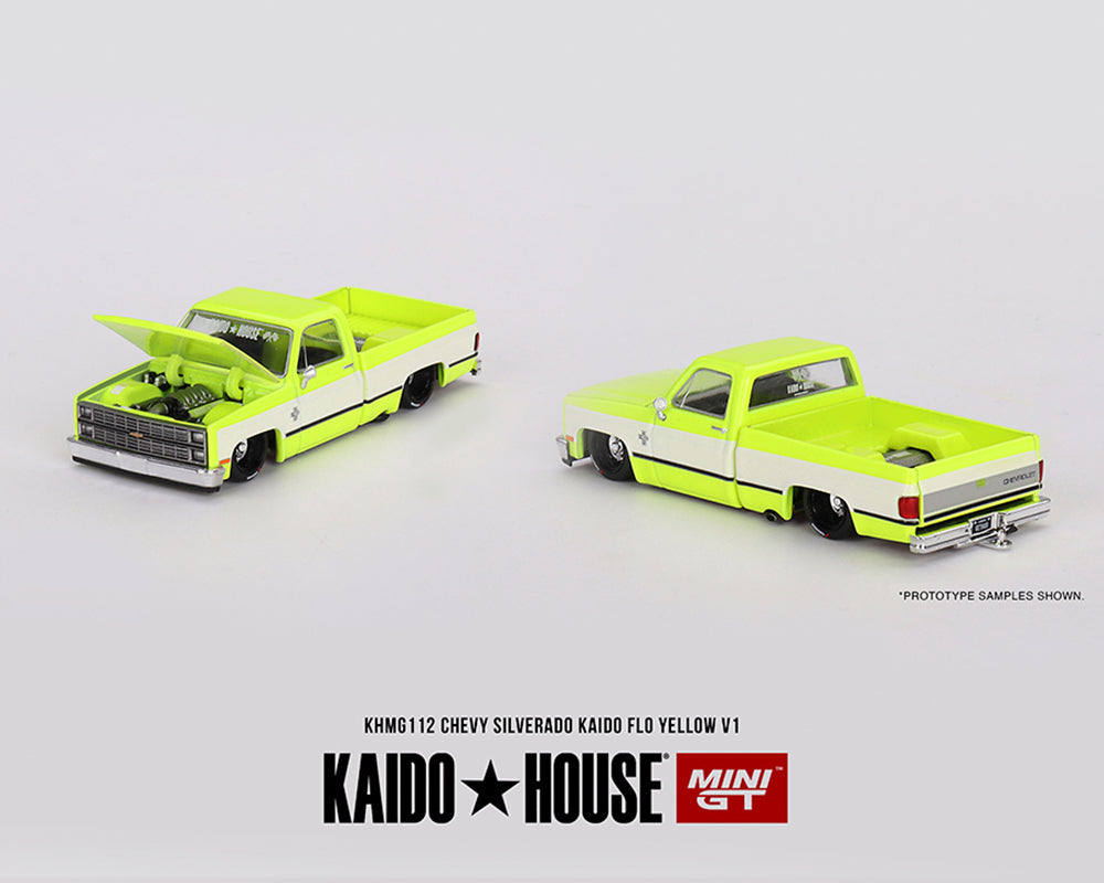 Kaido House Chevrolet Silverado KAIDO Flo V1 Yellow Chrome KHMG112