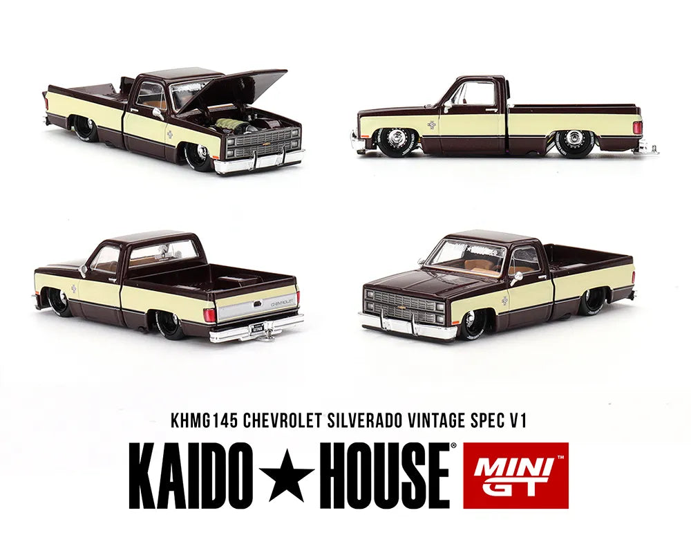 Kaido House Chevrolet Silverado Kaido Vintage Spec V1 Brown Cream KHMG145