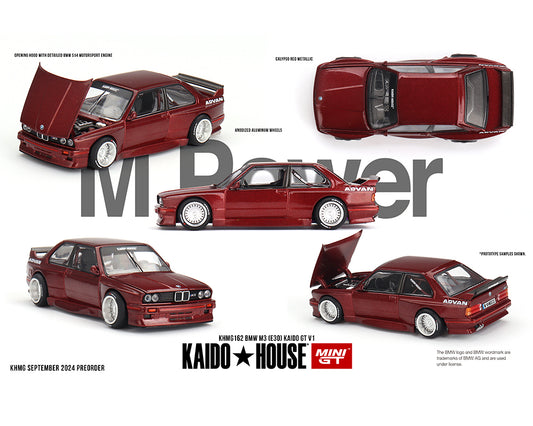 Kaido House BMW M3 E30 Kaido GT V1  M Red KHMG162 Preorder