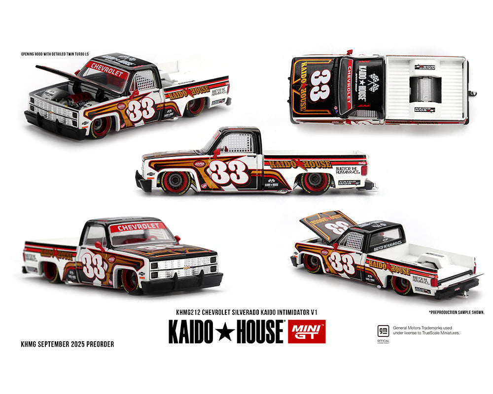 Kaido House Chevrolet Silverado KAIDO Intimidator V1 White Brown Two-tone KHMG212