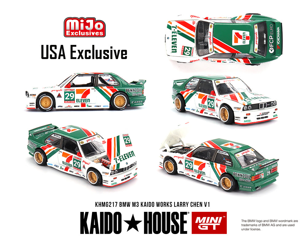 Kaido House 7 Eleven BMW M3 Kaido Works Larry Chen V1 KHMG217 Chase Chance USA Exclusive