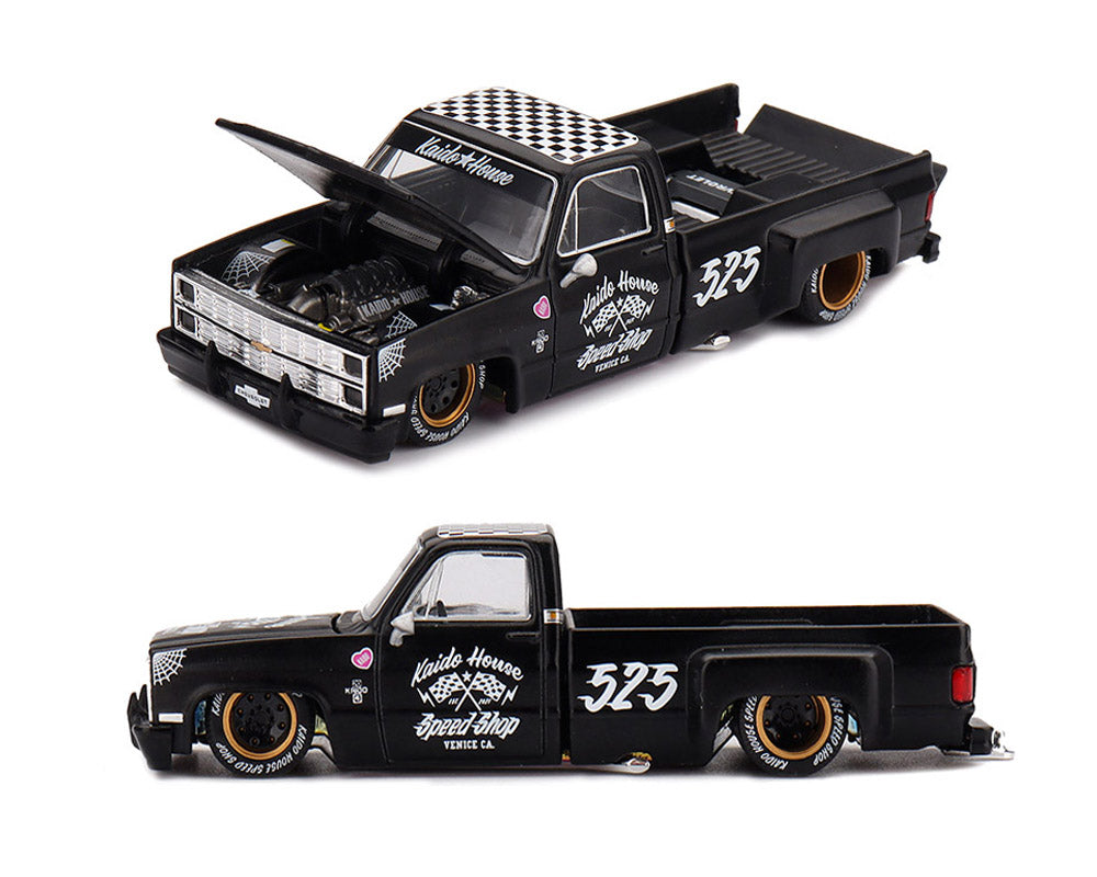 Kaido House Chevrolet Silverado Dually Hot Rod V1 Flat Black KHMG236 Chase Chance