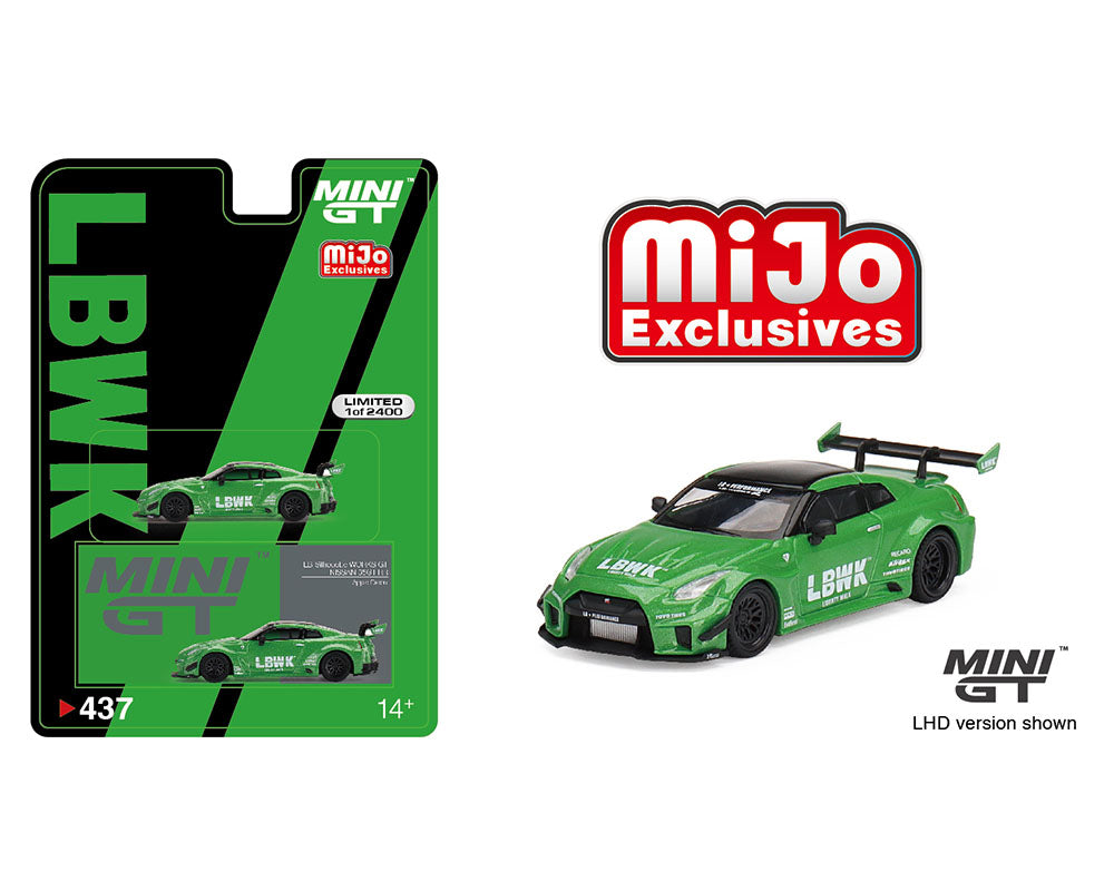 Mini GT 1:64 LBWK LB-Silhouette WORKS GT NISSAN 35GT-RR Ver.2 MiJo Exclusives #437