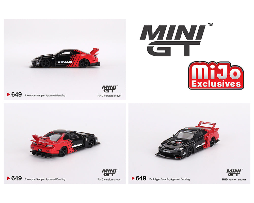 Mini GT 1:64 Nissan LB-Super Silhouette S15 SILVIA ADVAN #649 MiJo Exclusives Preorder
