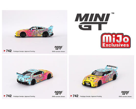 Mini GT 1:64 LB-Silhouette WORKS GT NISSAN 35GT-RR Ver.1 LBWK KUMA #742 MiJo Exclusives Preorder