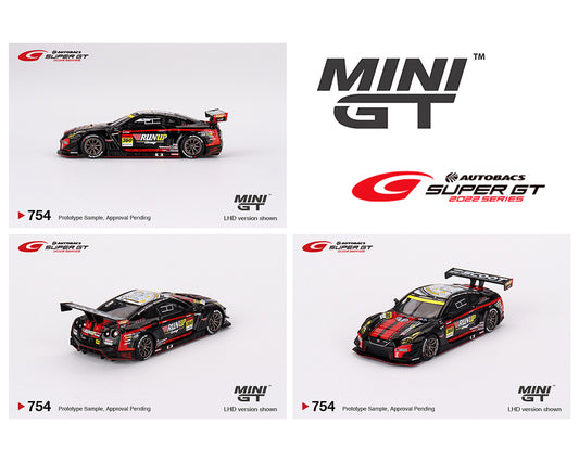 Mini GT 1:64 Super GT Series Nissan GT-R NISMO GT3 #360 “RUNUP RIVAUX GT-R” TOMEI SPORTS 2023 #754 Japan Exclusives Preorder