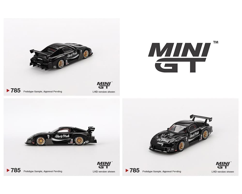 Mini GT #785 Mazda RX-7 LB-Super Silhouette Liberty Walk Black