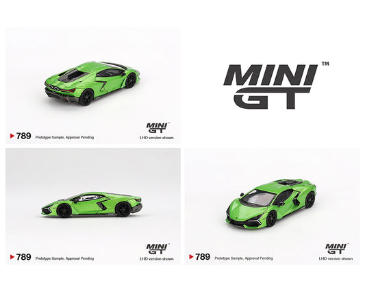 Mini GT #789 Lamborghini Revuelto Verde Selvans Green Preorder